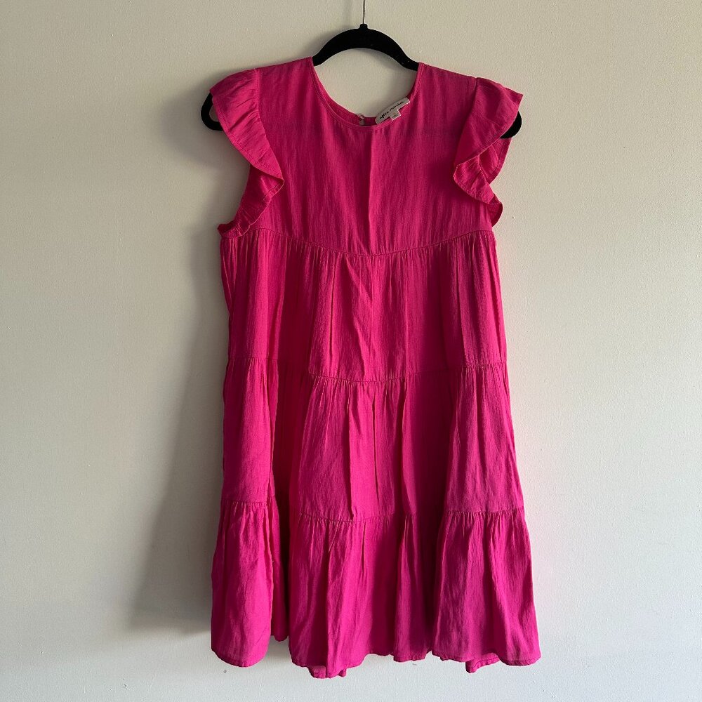 Boutique Pink Tiered Dress Size S